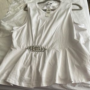 An express tank top with jewel. Never been worn, tags still on. Will negotiate